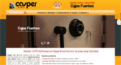 Desktop Screenshot of cajasfuertescasper.com